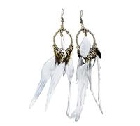mophrati Round Winding Tassel Earrings Elegant Manual Graceful Mysterious Attractive Ear Pendants Jewelry for Women Girls, DC1535 type 2