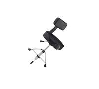 mophrati Saddle Swivel Drum Throne Motorcycle Style With Anti Slip Feet Comfortable Drum Stool For Everyday Throne With Backrest Is Made Of Iron And PU Materials