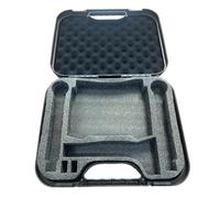 mophrati Safe Mic Carrying Case Four Mic Bag Hard Shell Designed To Securely Store Equipment During Travels Providing Long-term For Microphone. Storage Box Measures 37cm In Length