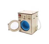 mophrati Science Kits For Kids Interactive DIY Washing Machine Toy Sparks Joy And Enhances Learning Experience DIY Washing Machine Model Kits Building Toys Wooden Science Experiment Learning Kid Toys