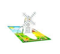 mophrati Science Windmill Generator Kit Learning Toy Develops Skills In Engineering And Physics With Engaging Exploration Windmill Paper Circuit Set Basic Electric Circuit