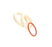mophrati Seal Sponge Dust Itinerary Circle Foam Ring Kit Lightweight Easy Installation Extend Fork Lifespan Avoid Wear Of Front Fork And Improve Service Life, White, 36mm