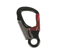 mophrati Self Locking Heavy Duty Snap Hook Carabiner Strong Aluminum For Outdoor Climbing And Adventures Exploring Spring Snap Hook Carabiner For Swings Outdoor, Black, 14x7.3cm