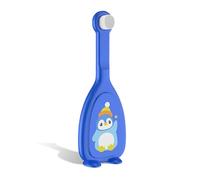 mophrati Silicone U-Shaped Toothbrush Whole Kids Toddler Teeth Brushes Infant Manual Tooth Cleaning Tools Non-Slip Supplies, Blue