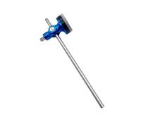 mophrati Single Pedal Drum Hammer Accessories Aluminum Alloy Drum Stick Offering Exceptional Durability And Sound For Jazz Drums Professional Percussion Instrument Accessory Part, blue, Length 19cm