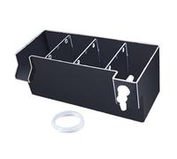 mophrati Small Fish Tank Filter Hang On Filter Box Efficient Water Circulation Improves Tank Environment Easy Installation Freshwater Aquaria Aquarium Hang On Box Fish, Black, 24x10.5x10cm