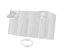 mophrati Small Fish Tank Filter Hang On Filter Box Efficient Water Circulation Improves Tank Environment Easy Installation Freshwater Aquaria Aquarium Hang On Box Fish, Clear, 26x13.5x15cm