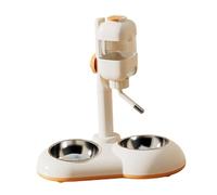 mophrati Smart Pet Water Drinker Pet Feeder Dish Stainless Steel Durable Ensures Easy Maintenance While Keeping Pets Hydrated Cat Dog Water Dispenser Adjustable Feeding Kitten