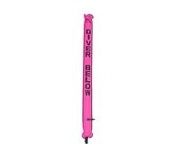 mophrati SMB Scuba Diving Visibility Safety Marker Buoy Diver Below Sausage Signal Tube Water Sports Floating Dive Accessories, Fluorescent Pink