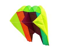 mophrati Soft Pilot Kite Traction Kite Large Shorts Rainbow Colors Exciting Outdoor Fun Experience Ensuring Long Last Fun and Enjoyment for Enthusiasts of All Ages