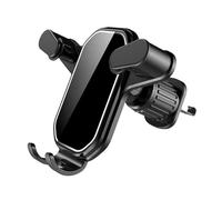 mophrati Stable and Durable Car Phone Mount Holder Handsfree Bracket for Secure and Hands-Free Experience, Mirror Black, 10 x 10cm