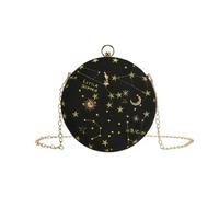 mophrati Star Moon Women Velvet Shoulder Bag Girls Large Capacity Phone Keys Handbag Ladies Banquet Traveling Crossbody Pouch