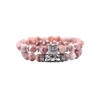 mophrati Statement Stone Bracelets Fashionable And Long-Lasting Durable Long-Lasting Natural Stone Bracelets Beads Bracelet, Red Network