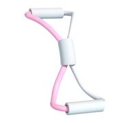 mophrati Strength Training Resistance Band For Women Home Shoulder Opener Pull Rope Efficient Stretch Fitness Band Stretch Fitness 8 Shaped Stretching Device, Pink and Gray, 22x20cm