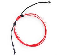 mophrati String Bracelet Adjustable Aesthetic Jewelry Drawstring Bohemian Bracelets Universal Women Accessories for Teen Girls, Red+Black