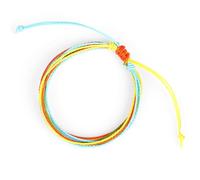 mophrati String Bracelet Adjustable Aesthetic Jewelry Drawstring Bohemian Bracelets Universal Women Accessories for Teen Girls, Yellow+Blue