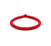 mophrati String Bracelets Red Handmade Soft Lucky Thread Rope Ropes Bracelet Thanksgiving Graduation Anniversary Kids Wife, 13CM