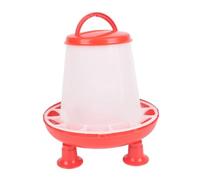 mophrati Sturdy Chicken Feeder Automatic Feeding Bucket Ensures Long Term Service In Poultry Farm With Large Capacity For Multiple Chickens Parakeets Poultry Hen Supplies Pet, 3kg Feeder