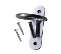 mophrati Sturdy Wall Mounted Iron Horse Water Bucket Hook Easy Installation Reliable Durability Equestrian Bucket Hook Hanger For Feeding Equestrian Hanger Metal