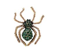 mophrati Stylish Black Belly Spider Brooch Versatile And Suitable For Any Occasion Zinc Alloy Retro Creative Insect Spider Brooch