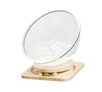 mophrati Stylish Cat Bed Space Cat Bed Choice For Sleeping Nest Indoor Cats And Chic Addition To Any Room But Also Adds Stylish To Home Decoration. Can Place Mats Or Clothes Own DIY, Clear, XL