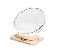 mophrati Stylish Cat Bed Space Cat Bed Choice For Sleeping Nest Indoor Cats And Chic Addition To Any Room But Also Adds Stylish To Home Decoration. Can Place Mats Or Clothes Own DIY, Clear, M