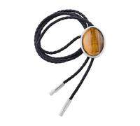 mophrati Stylish Cowboy Necktie Bolo Tie Chain Match With Suits Dresses For Various Occasions Strong And Durable.At End Each Rope There Is Metal Tip To Fraying, Yellow Brown