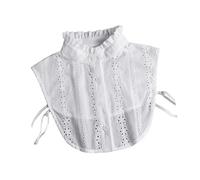 mophrati Stylish Fake Collar Detachable Collar Soft Cotton Blouse Accessory For Women For Casual Wear Elegant Outfit Addition Women Stylish Fake Detachable Soft