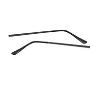 mophrati Stylish Temple Replacement Parts for Women 2 Pieces Enhanced Comfort Leg Glasses, Black