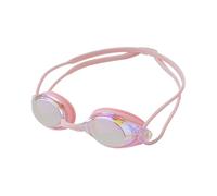 mophrati Swim Goggles Silicone Waterproof Anti Fog Adjustable Eyewear Comfortable For All Ages Swimming Anytime Swim Goggles For Women Men Adult Anti Fog Glasses, Pink, 17.5x5.5x5.5cm