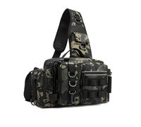 mophrati Tackle Bag With Trays Delivers Spacious And Ample Storage Organizing Fishing Gear On Water Backpack Fishing Tackle Box Pocket Kast Bag Backpack, Camouflage