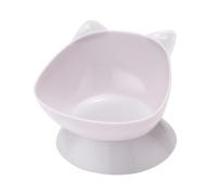 mophrati Tilted Pet Slow Feeder Water Dispenser Feeding Elevated Food Bowl Cat Accessories Helps Pets Enjoy Meals Better Elevated Raised Pets Water Bowl Cats Supply Puppy, white, 12.3x3.5cm10cm