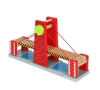 mophrati Train Railroad Track Fun Play Set Featuring Engaging Bridge To Encourage Imagination And New Adventures Train Railroad Track Wooden Set Accessories