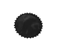 mophrati Trampoline Jumping Pad Tough Replacement Mat Jumping Pad Kids Fun Activities And Home Fitness Round Is Universal Using And Simple To Install, Black and Red, 70cm with 30 Buckles