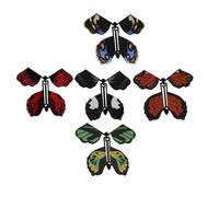 mophrati Transform Flying Insects Magician Funny Surprise Trick Floral Print Prop Kids Band Toy Party Favors