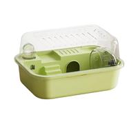 mophrati Transparent Hamster Cage Habitat With Ample Space Allows For Comfortable Living Space For Rabbits And Sugar Gliders Large Hamster Cage Habitat Acrylic Portable, green, 36x26x20cm