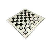 mophrati Travel Friendly Foldable Checkers Board Classic International Checkers For Fun Competitive Gatherings Outdoors Portable Board For Kid Checkerboard Game