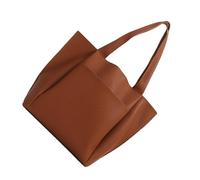 mophrati Trendy Tote Bags Exquisite Craft And Easy To Carry For Any Occasion PU Bag Large Capacity Shoulder Bags Women Bag Party, brown