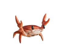 mophrati Trendy Wireless Crab Shape Bluetooth Speaker Phone Holder Bold Orange