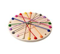 mophrati Twist Rope Puzzle Set Brain Teasers Puzzles Mind Toy Effortless Keeps Kids Engaged In Educational Fun Intelligence Development Parent Child Interaction, Round, 22.3x22.3x1.3cm