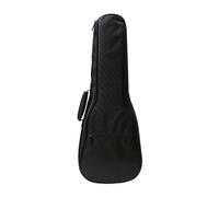 mophrati Ukulele Case Gig Bag With Adjustable Straps Portable Lightweight Compact Music Essentials Storage Solution Guitar Case Gig Bag Acoustic Guitar Shoulder, black, 65x24x6cm