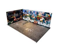 mophrati Unique Diorama Layout For Parking Models Designed To Captivate Attention And Model Car Collections And Displays Mini Scale Car Parking Building Diorama Layouts