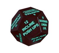 mophrati Unique Exercise Dice Enjoyable Way To Train Fun Innovative Approach To Fitness For Everyone Interested Exercise Dice For Workouts Adults Teens Beginners, Green