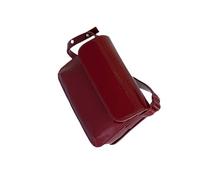 mophrati Versatile Handbag With Adjustable Strap For Women On Go PU Fashion Underarm Cross-body Bag Women Flap Small Square Bag, Red