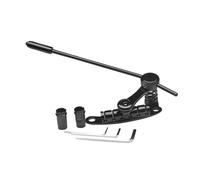 mophrati Vibrato Bridge Offers Versatile Compatibility For LP Electric Guitars Enhancing Overall Performance Is Decoration For Instrument. Electric Guitar Bridge Stop Bar, black, 25x10x4.5cm