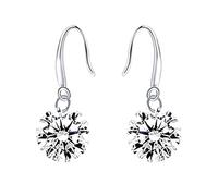 mophrati Vintage Style Earrings For Women - Elegant Crystal Elements Jewelry For Classic Touch Copper Dangle Drop Earrings