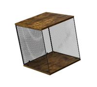 mophrati Vinyl Record Storage Box With Modern Cube Style Holds 50-60 Records Provides Easy Access To Collection Every Day Record Storage Holder Vinyl Crate