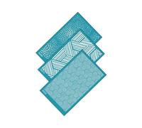 mophrati Washable Mesh Stencil for Crafting Premium Silkscreen Print Kit for DIY Earrings Easy UsingThe Polymer Clay Tool Earring Jewelry Making is Reusable.After Printing, Style E