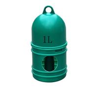 mophrati Water Dispenser Solutions For Birds Delivers Clean Drinking Water Easily Which Makes Care Simple And Effective Hanging Bottle Pot Large Capacity Automatic, Green, 16x12cm