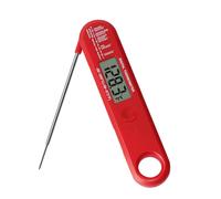 mophrati Water Thermometer With Switching Temp Chart Attached To Refrigerator Folding Digital Meat Thermometer For Cooking Probe